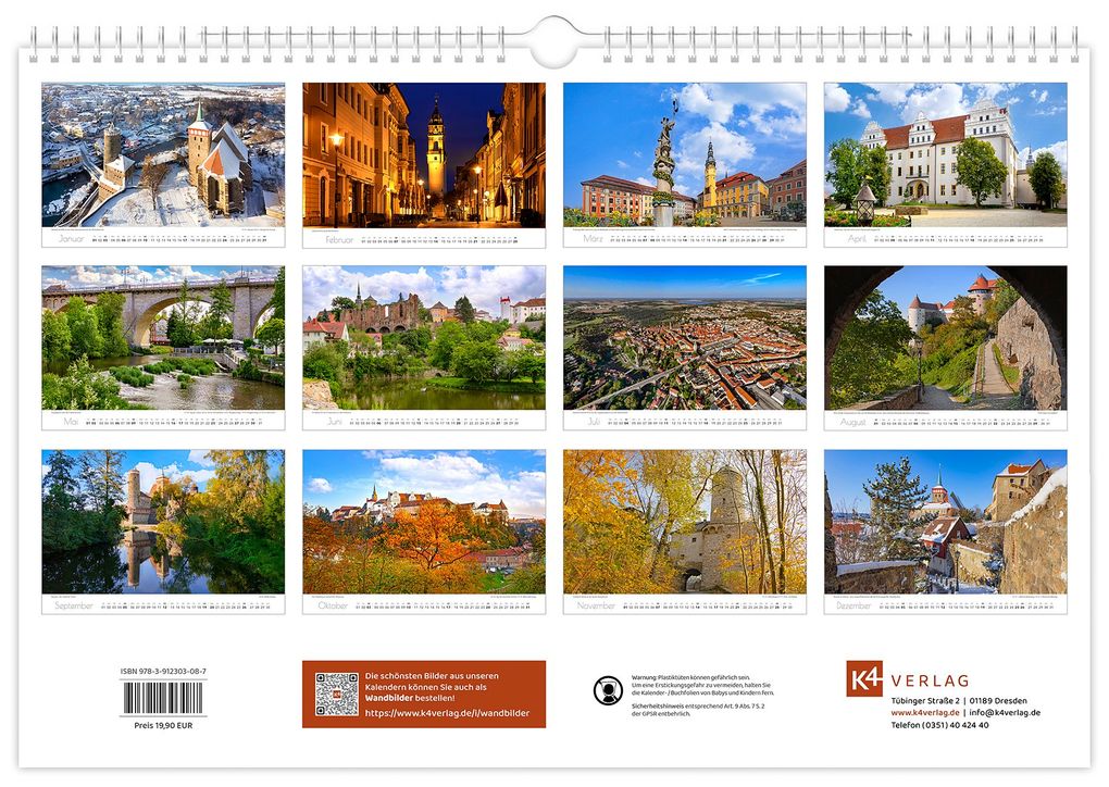Weitere Ansicht: Kalender Bautzen 2027 | Peter Schubert