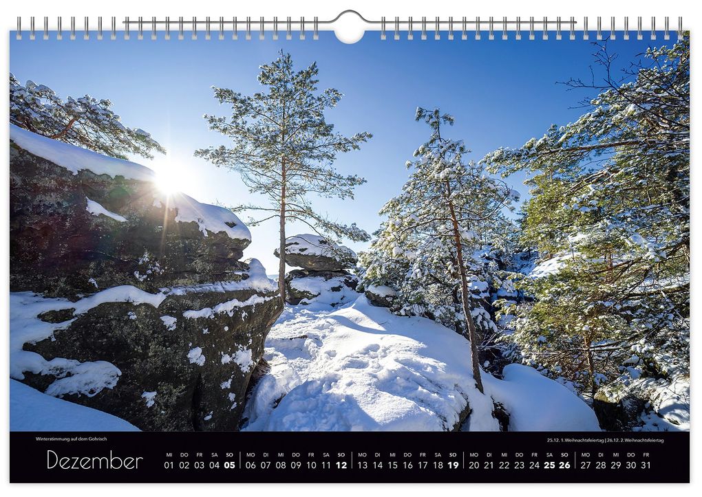 Weitere Ansicht: Kalender Faszinierende Sächsische Schweiz 2027 | Peter Schubert