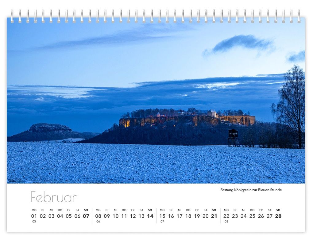 Weitere Ansicht: Kalender Sächsische Schweiz kompakt 2027 | Peter Schubert, K4 Verlag