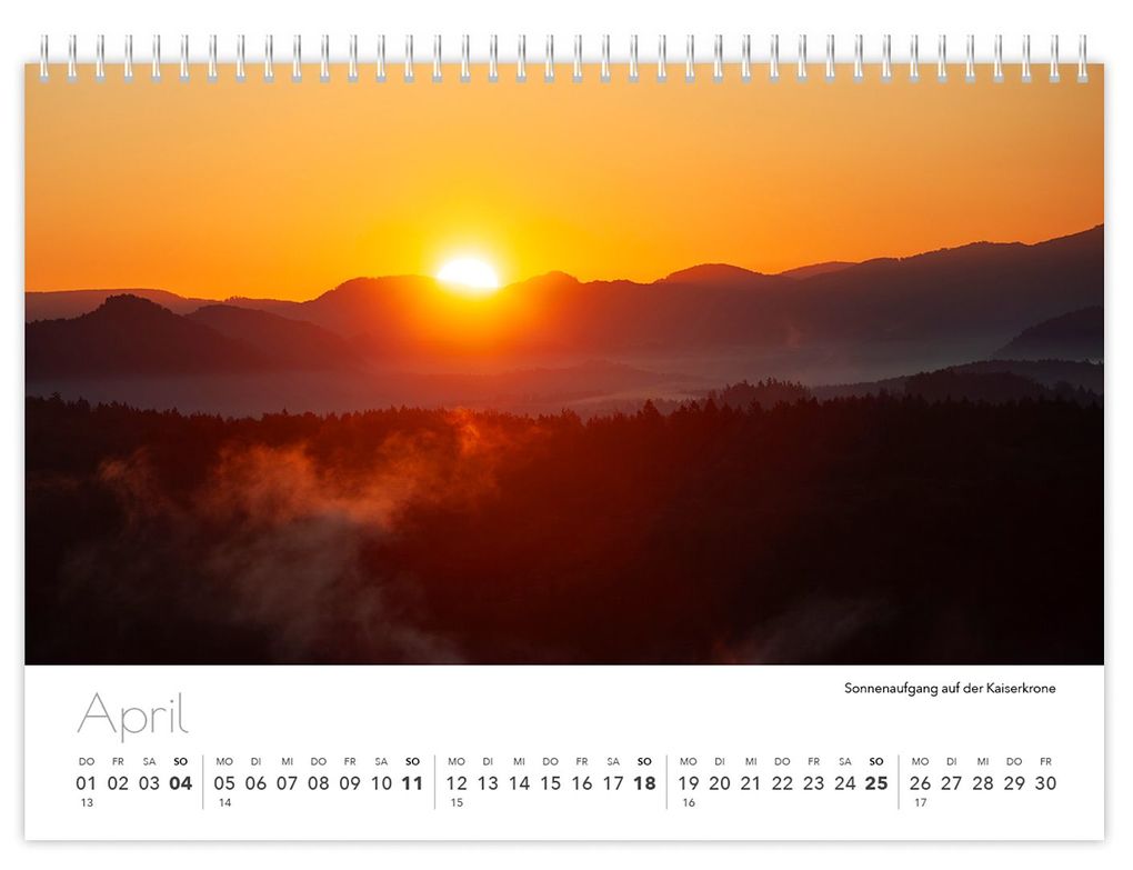 Weitere Ansicht: Kalender Sächsische Schweiz kompakt 2027 | Peter Schubert, K4 Verlag