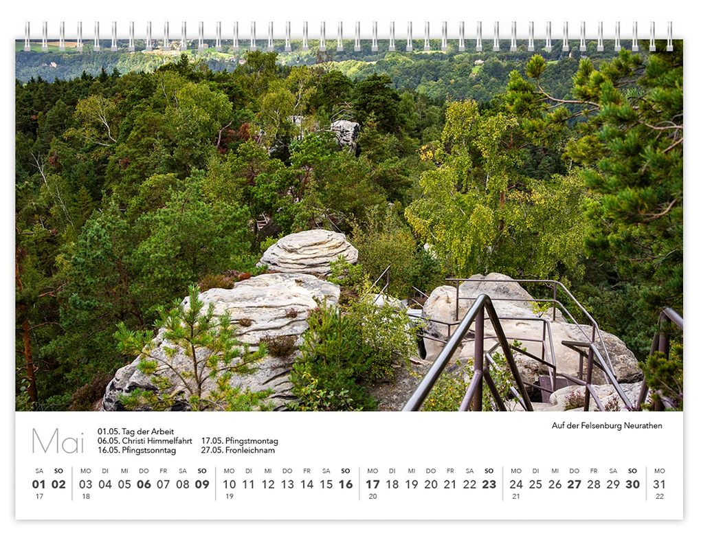 Weitere Ansicht: Kalender Sächsische Schweiz kompakt 2027 | Peter Schubert, K4 Verlag