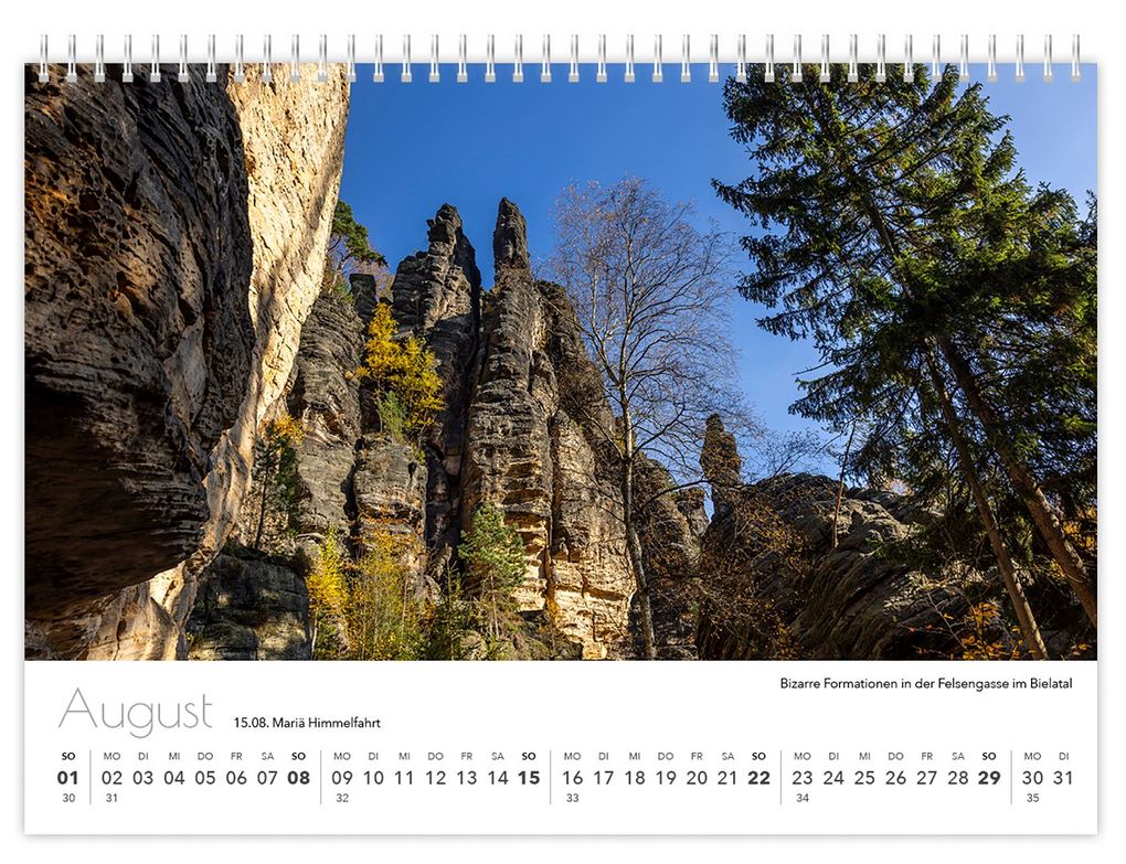 Weitere Ansicht: Kalender Sächsische Schweiz kompakt 2027 | Peter Schubert, K4 Verlag