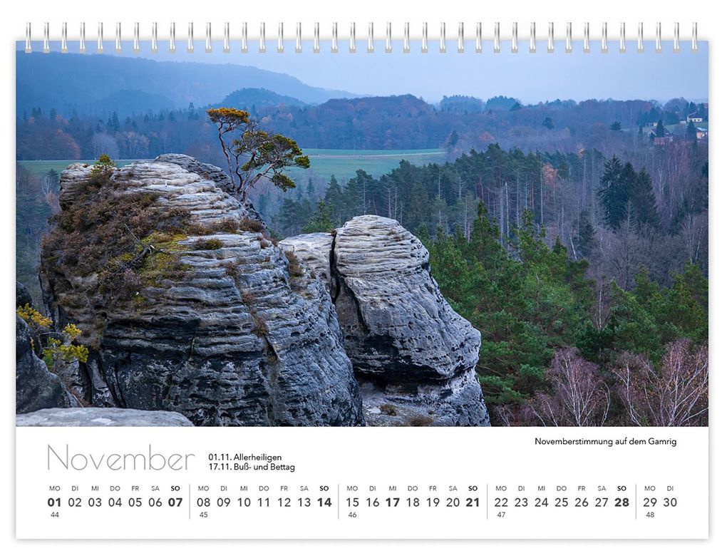 Weitere Ansicht: Kalender Sächsische Schweiz kompakt 2027 | Peter Schubert, K4 Verlag