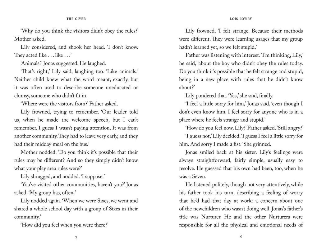 Weitere Ansicht: The Giver | Lois Lowry