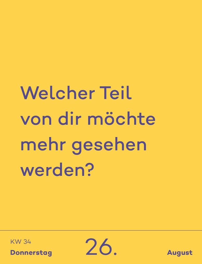 Weitere Ansicht: Tagesabreißkalender 2027: 6-Minuten | Dominik Spenst