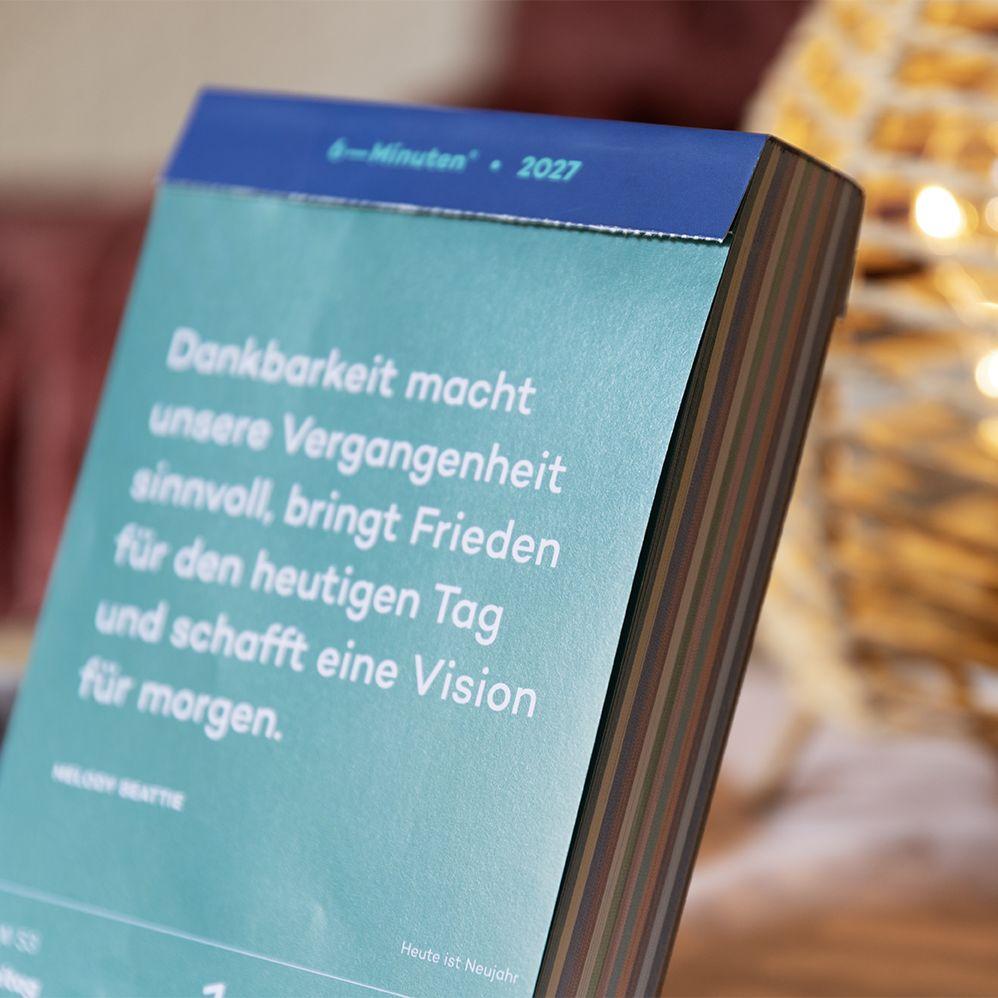 Weitere Ansicht: Tagesabreißkalender 2027: 6-Minuten | Dominik Spenst