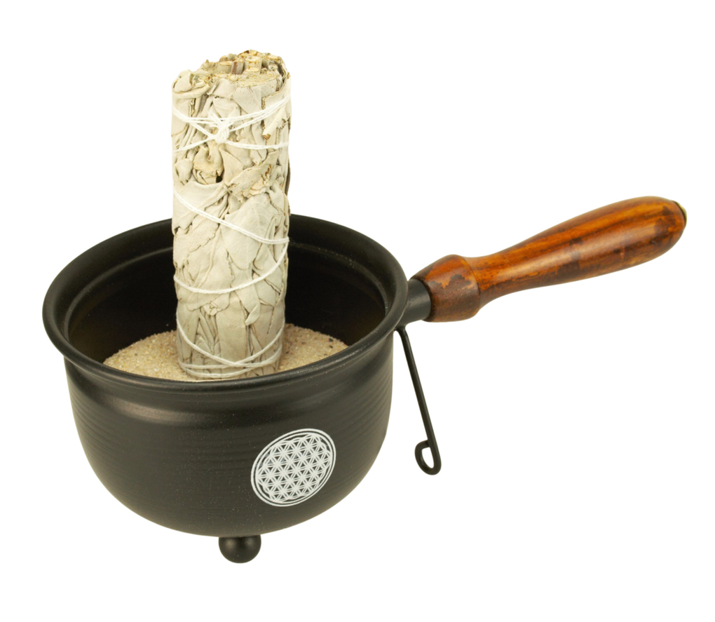 Weitere Ansicht: Räuchertopf Blume des Lebens