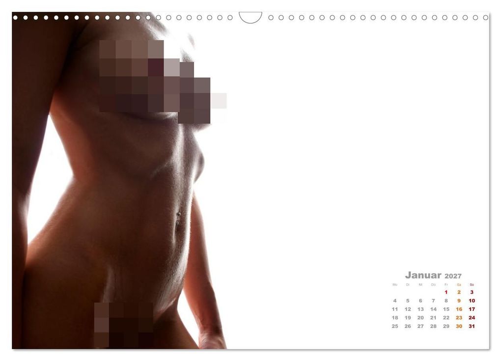 Weitere Ansicht: Glanzperlen - Wassertropfen auf nackter Haut (Wandkalender 2027 DIN A3 quer), CALVENDO Monatskalender | Lichtgestalt, Calvendo