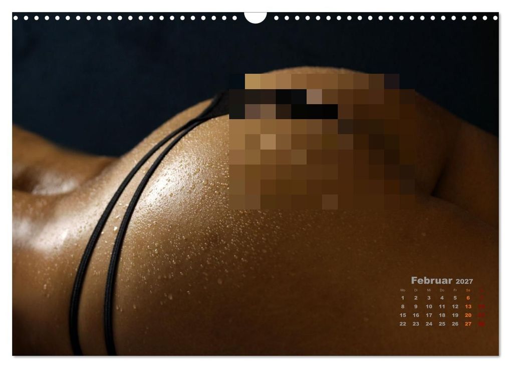 Weitere Ansicht: Glanzperlen - Wassertropfen auf nackter Haut (Wandkalender 2027 DIN A3 quer), CALVENDO Monatskalender | Lichtgestalt, Calvendo