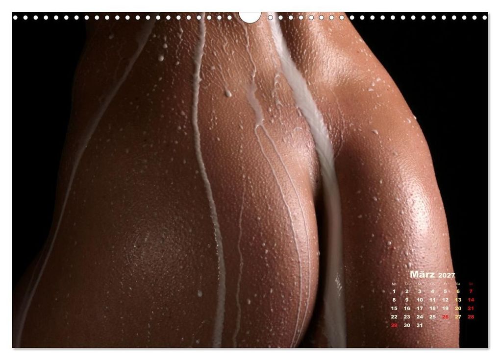 Weitere Ansicht: Glanzperlen - Wassertropfen auf nackter Haut (Wandkalender 2027 DIN A3 quer), CALVENDO Monatskalender | Lichtgestalt, Calvendo