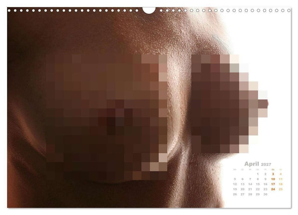 Weitere Ansicht: Glanzperlen - Wassertropfen auf nackter Haut (Wandkalender 2027 DIN A3 quer), CALVENDO Monatskalender | Lichtgestalt, Calvendo