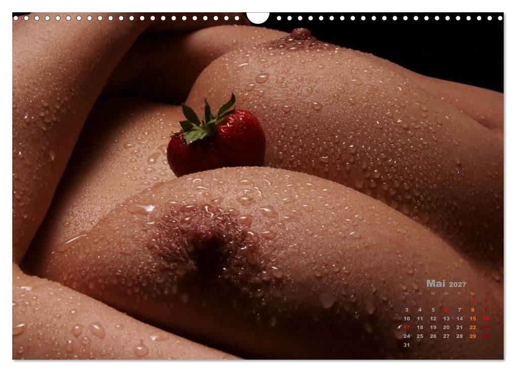 Weitere Ansicht: Glanzperlen - Wassertropfen auf nackter Haut (Wandkalender 2027 DIN A3 quer), CALVENDO Monatskalender | Lichtgestalt, Calvendo