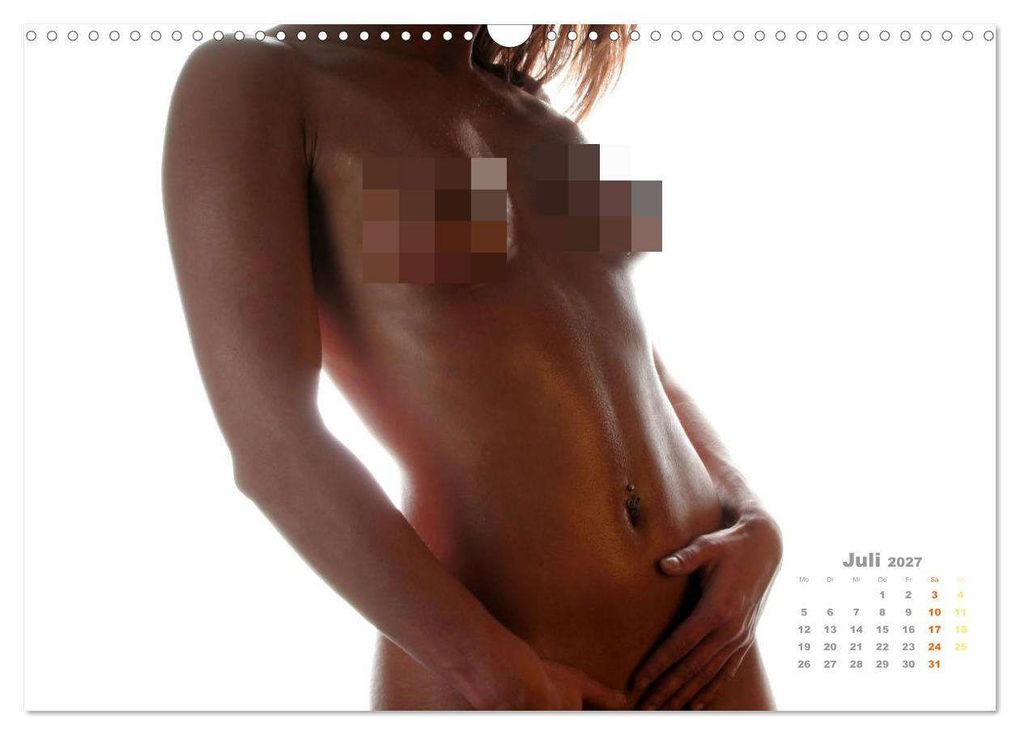 Weitere Ansicht: Glanzperlen - Wassertropfen auf nackter Haut (Wandkalender 2027 DIN A3 quer), CALVENDO Monatskalender | Lichtgestalt, Calvendo