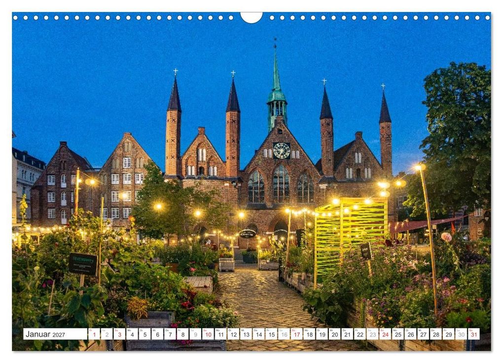 Weitere Ansicht: Schleswig-Holstein - Hansestadt Lübeck (Wandkalender 2027 DIN A3 quer), CALVENDO Monatskalender | Peter Schickert, Calvendo