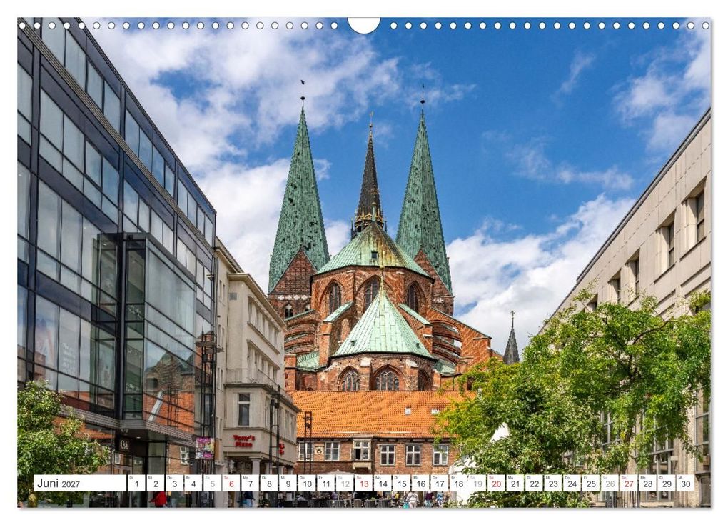 Weitere Ansicht: Schleswig-Holstein - Hansestadt Lübeck (Wandkalender 2027 DIN A3 quer), CALVENDO Monatskalender | Peter Schickert, Calvendo