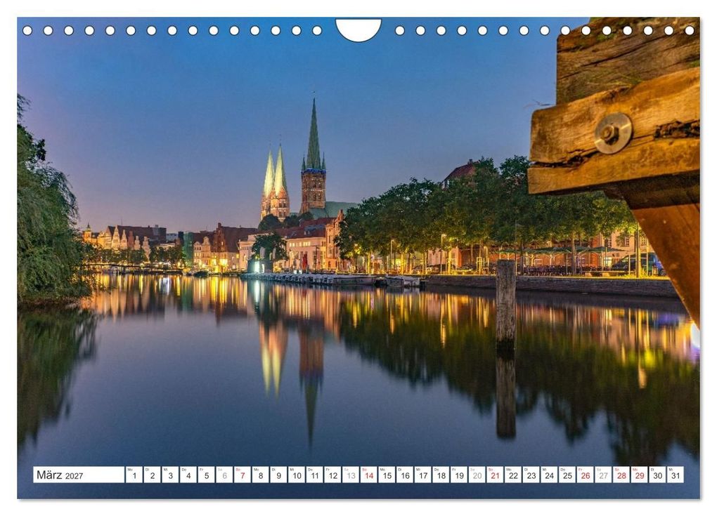 Weitere Ansicht: Schleswig-Holstein - Hansestadt Lübeck (Wandkalender 2027 DIN A4 quer), CALVENDO Monatskalender | Peter Schickert, Calvendo