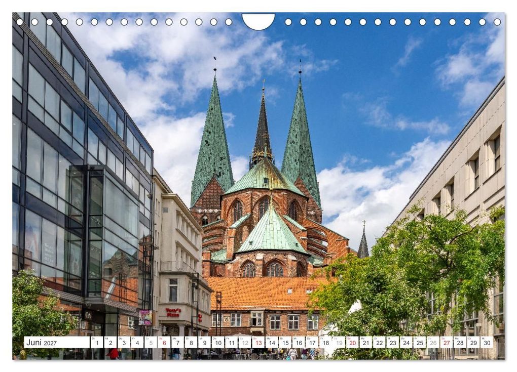 Weitere Ansicht: Schleswig-Holstein - Hansestadt Lübeck (Wandkalender 2027 DIN A4 quer), CALVENDO Monatskalender | Peter Schickert, Calvendo