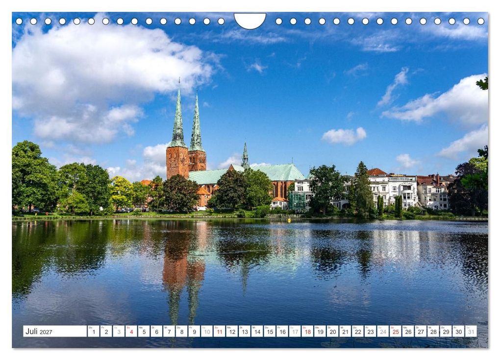 Weitere Ansicht: Schleswig-Holstein - Hansestadt Lübeck (Wandkalender 2027 DIN A4 quer), CALVENDO Monatskalender | Peter Schickert, Calvendo