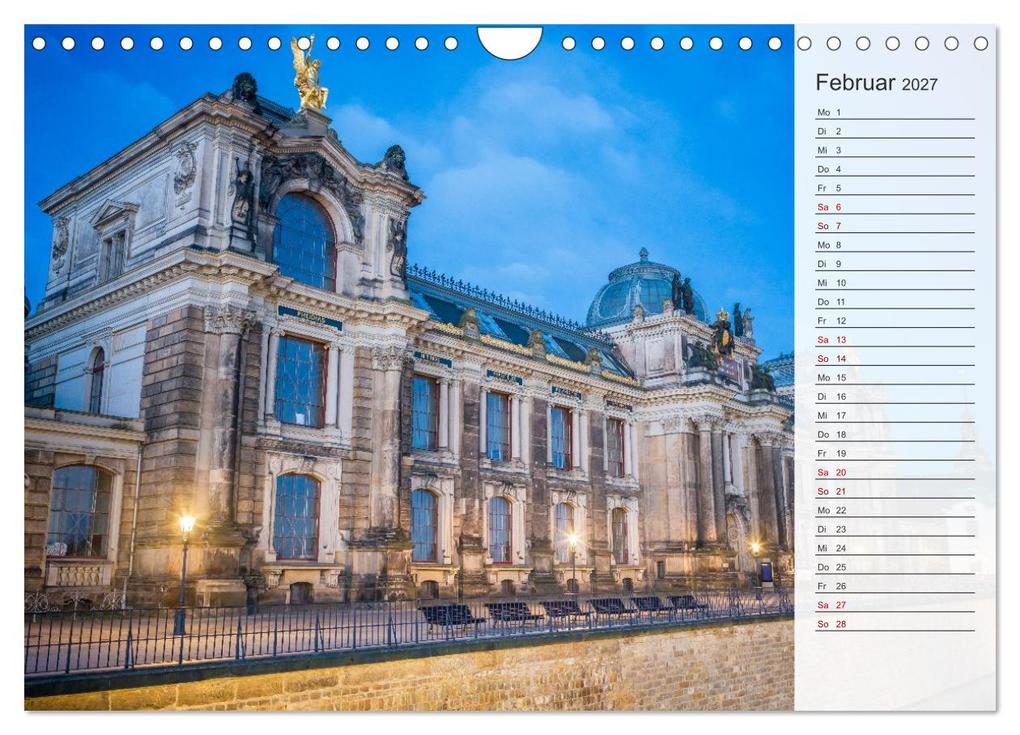 Weitere Ansicht: Dresden an der Elbe - Der Planer (Wandkalender 2027 DIN A4 quer), CALVENDO Monatskalender | Thomas Bugdoll, Calvendo