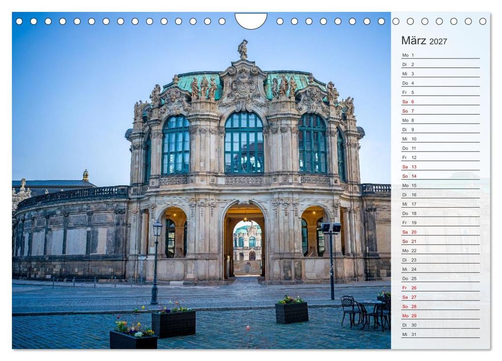 Weitere Ansicht: Dresden an der Elbe - Der Planer (Wandkalender 2027 DIN A4 quer), CALVENDO Monatskalender | Thomas Bugdoll, Calvendo