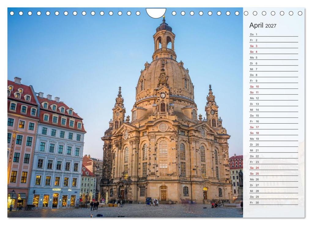 Weitere Ansicht: Dresden an der Elbe - Der Planer (Wandkalender 2027 DIN A4 quer), CALVENDO Monatskalender | Thomas Bugdoll, Calvendo