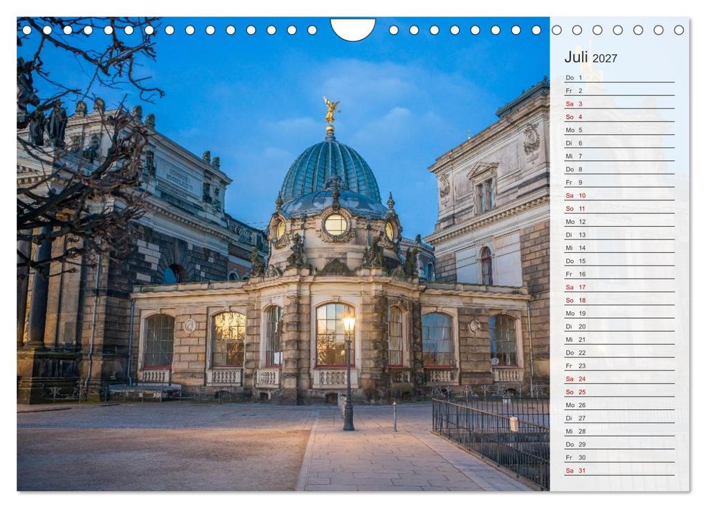 Weitere Ansicht: Dresden an der Elbe - Der Planer (Wandkalender 2027 DIN A4 quer), CALVENDO Monatskalender | Thomas Bugdoll, Calvendo