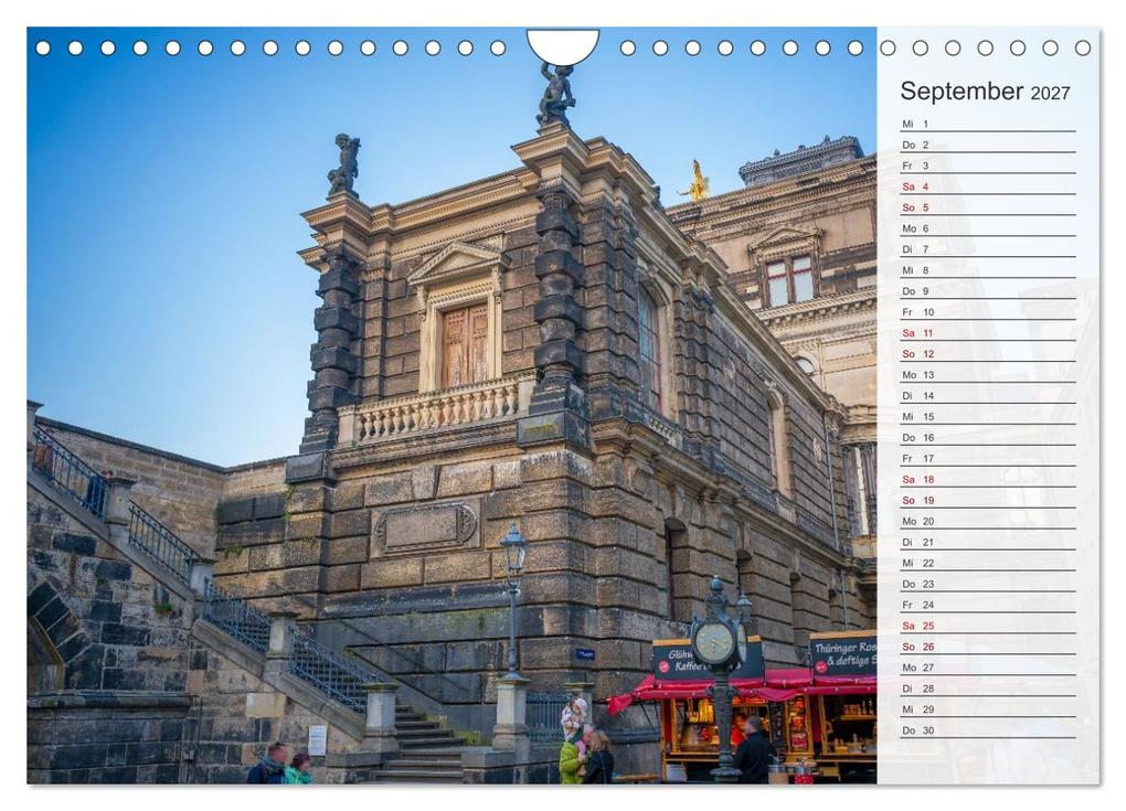 Weitere Ansicht: Dresden an der Elbe - Der Planer (Wandkalender 2027 DIN A4 quer), CALVENDO Monatskalender | Thomas Bugdoll, Calvendo