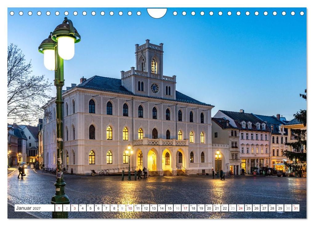 Weitere Ansicht: Thüringen - Weimar (Wandkalender 2027 DIN A4 quer), CALVENDO Monatskalender | Peter Schickert, Calvendo