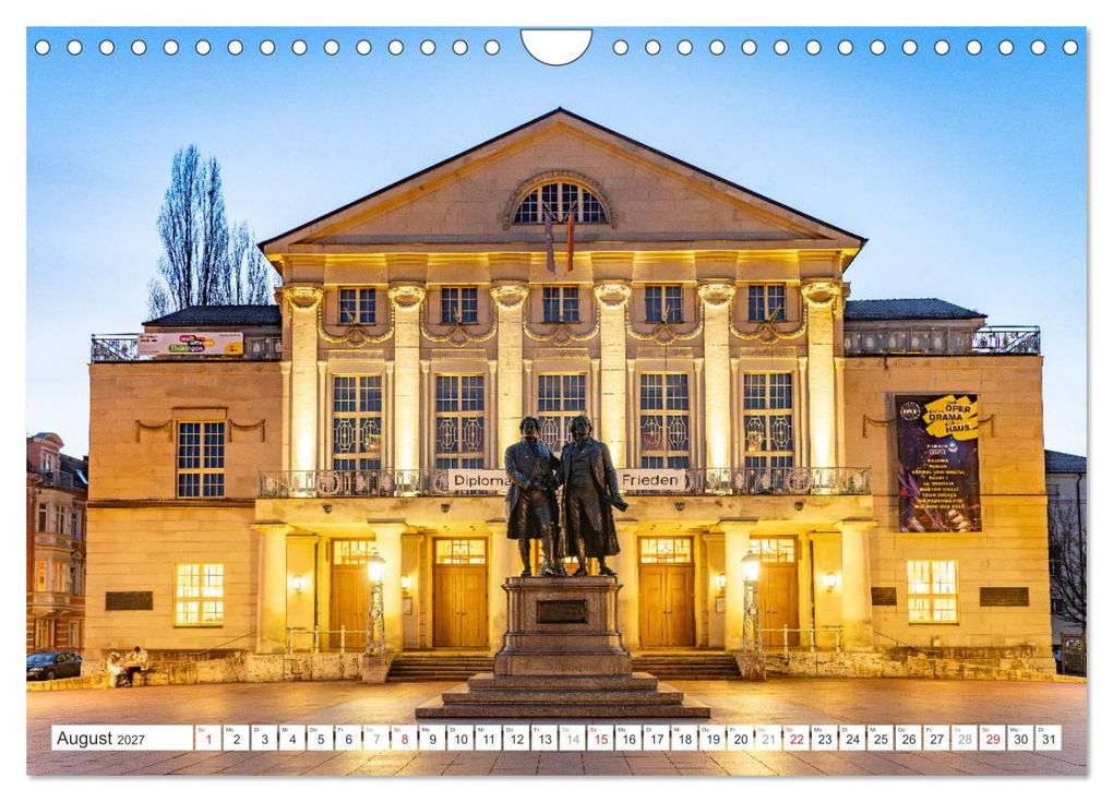 Weitere Ansicht: Thüringen - Weimar (Wandkalender 2027 DIN A4 quer), CALVENDO Monatskalender | Peter Schickert, Calvendo