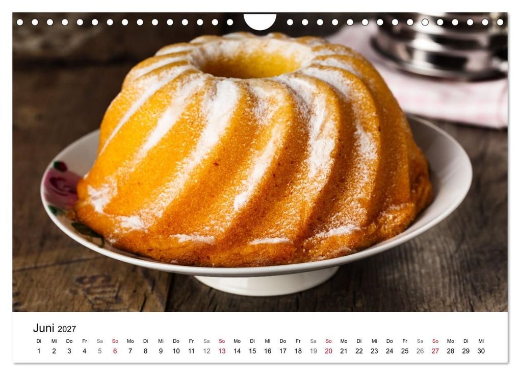 Weitere Ansicht: Kuchen, Kekse und Gebäck - süß und lecker durch das Jahr (Wandkalender 2027 DIN A4 quer), CALVENDO Monatskalender | Martin Rettenberger, Calvendo