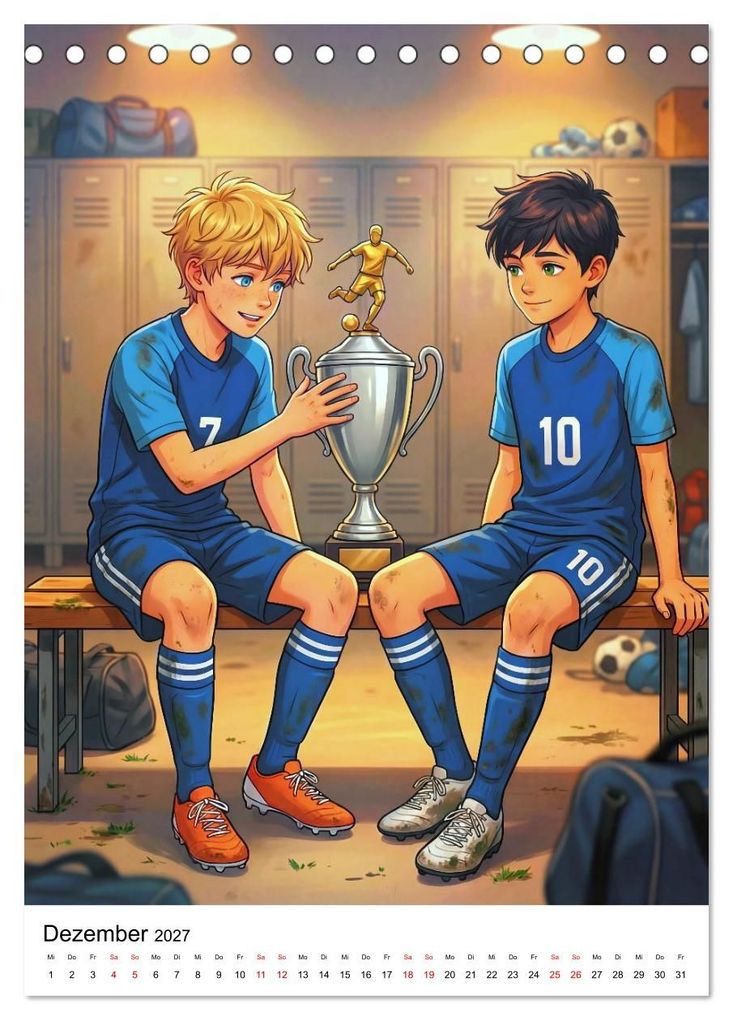 Weitere Ansicht: Level Up - Fußballhelden (Tischkalender 2027 DIN A5 hoch), CALVENDO Monatskalender | Lucas Winter, Calvendo