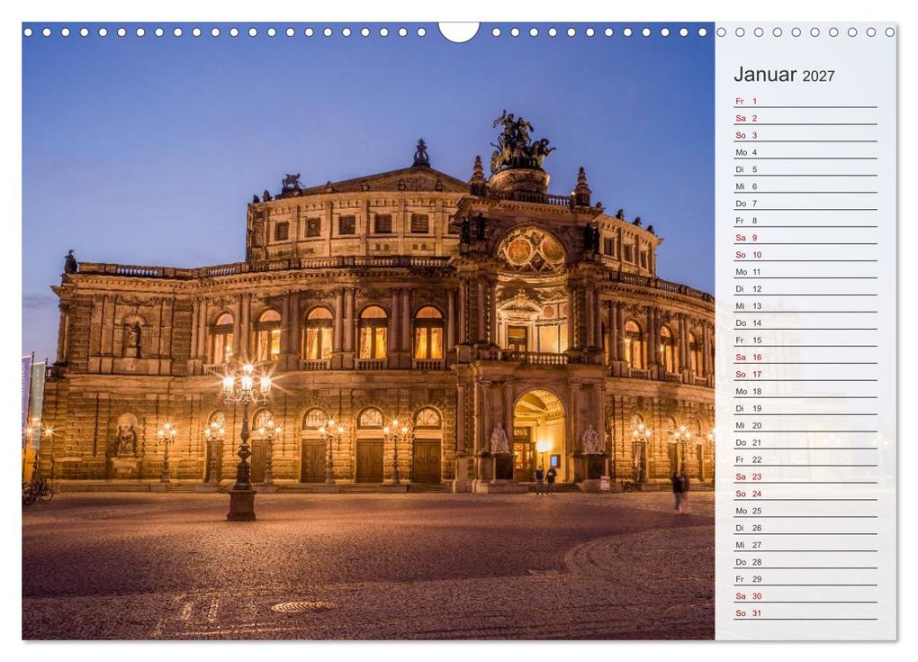 Weitere Ansicht: Dresden an der Elbe - Der Planer (Wandkalender 2027 DIN A3 quer), CALVENDO Monatskalender | Thomas Bugdoll, Calvendo
