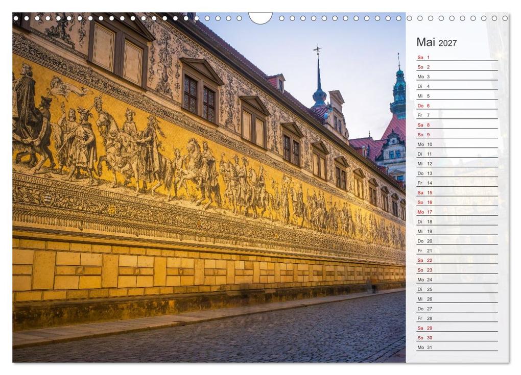 Weitere Ansicht: Dresden an der Elbe - Der Planer (Wandkalender 2027 DIN A3 quer), CALVENDO Monatskalender | Thomas Bugdoll, Calvendo