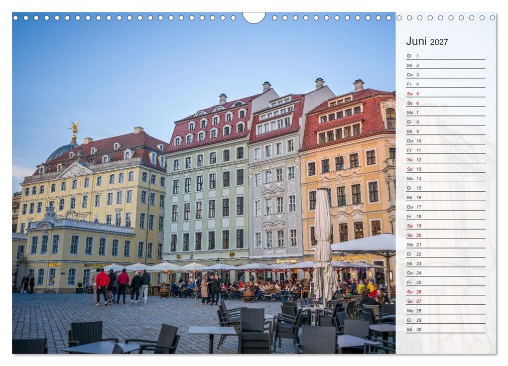 Weitere Ansicht: Dresden an der Elbe - Der Planer (Wandkalender 2027 DIN A3 quer), CALVENDO Monatskalender | Thomas Bugdoll, Calvendo