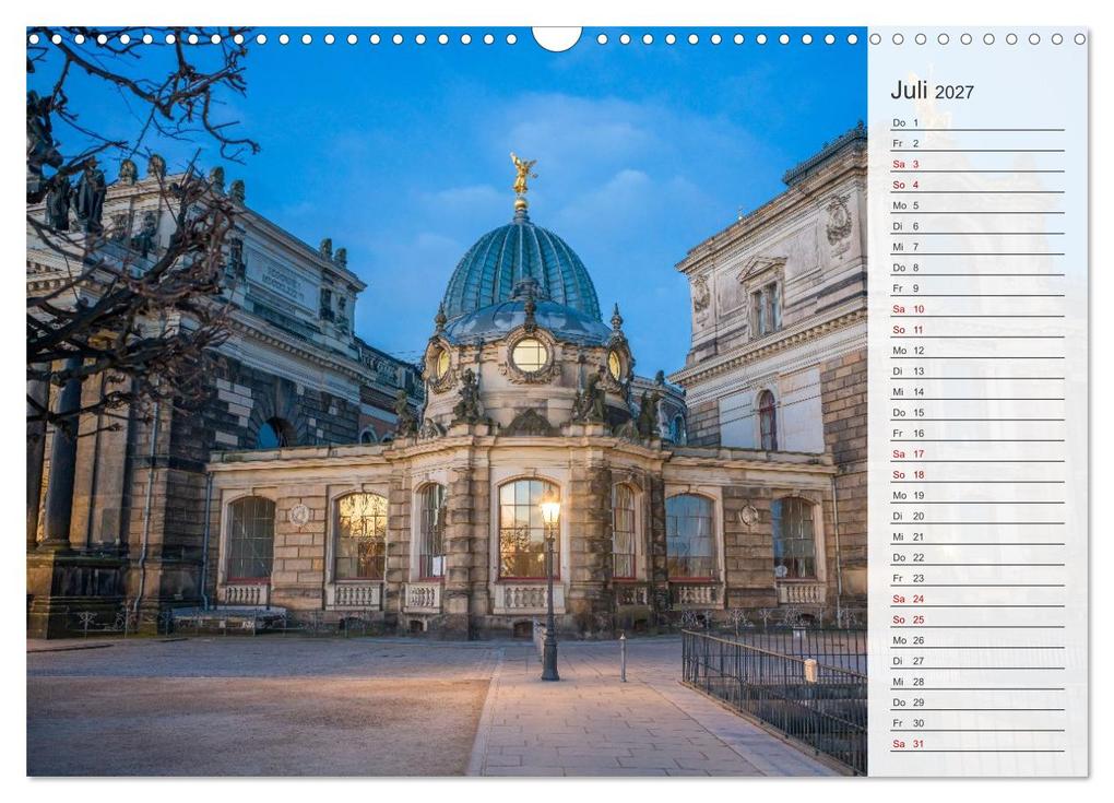 Weitere Ansicht: Dresden an der Elbe - Der Planer (Wandkalender 2027 DIN A3 quer), CALVENDO Monatskalender | Thomas Bugdoll, Calvendo