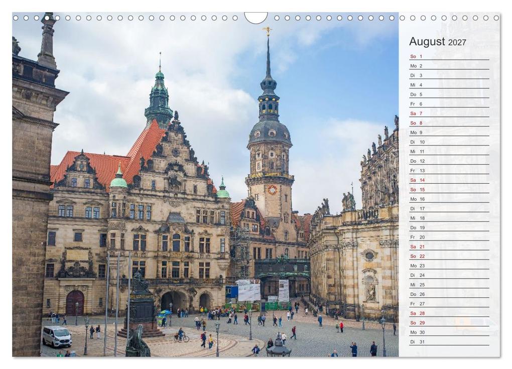 Weitere Ansicht: Dresden an der Elbe - Der Planer (Wandkalender 2027 DIN A3 quer), CALVENDO Monatskalender | Thomas Bugdoll, Calvendo
