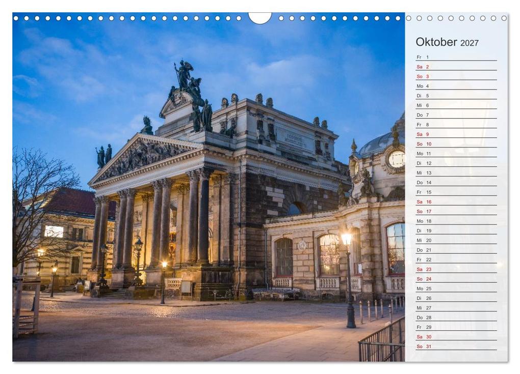 Weitere Ansicht: Dresden an der Elbe - Der Planer (Wandkalender 2027 DIN A3 quer), CALVENDO Monatskalender | Thomas Bugdoll, Calvendo