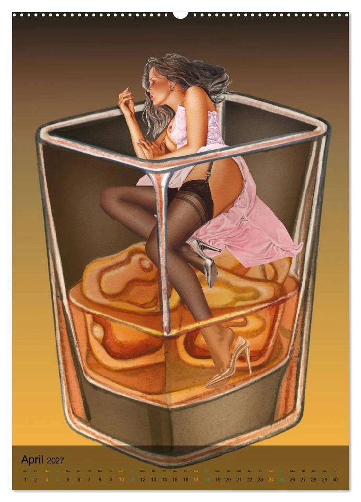 Weitere Ansicht: DELIKATESSEN - leckere Köstlichkeiten & kalorienarme Pin up Illustrationen, Zeichnungen, Grafiken und Malerei der Marke "Burlesque up your wall" von Sara Horwath (Wandkalender 2027 DIN A2 hoch), CALVENDO Monatskalender | Sara Horwath - Burlesque up your wall, Calvendo