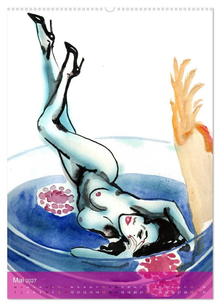 Weitere Ansicht: DELIKATESSEN - leckere Köstlichkeiten & kalorienarme Pin up Illustrationen, Zeichnungen, Grafiken und Malerei der Marke "Burlesque up your wall" von Sara Horwath (Wandkalender 2027 DIN A2 hoch), CALVENDO Monatskalender | Sara Horwath - Burlesque up your wall, Calvendo