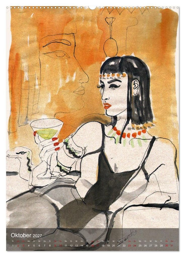 Weitere Ansicht: DELIKATESSEN - leckere Köstlichkeiten & kalorienarme Pin up Illustrationen, Zeichnungen, Grafiken und Malerei der Marke "Burlesque up your wall" von Sara Horwath (Wandkalender 2027 DIN A2 hoch), CALVENDO Monatskalender | Sara Horwath - Burlesque up your wall, Calvendo