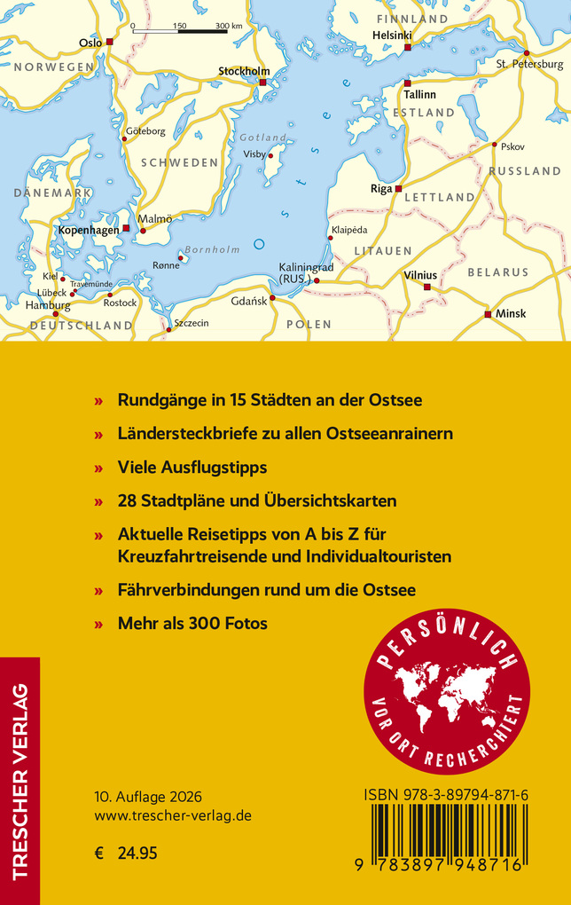 Weitere Ansicht: TRESCHER Reiseführer Ostseestädte | Hinnerk Dreppenstedt, Volker Hagemann, Rasso Knoller, André Micklitza, Christian Nowak