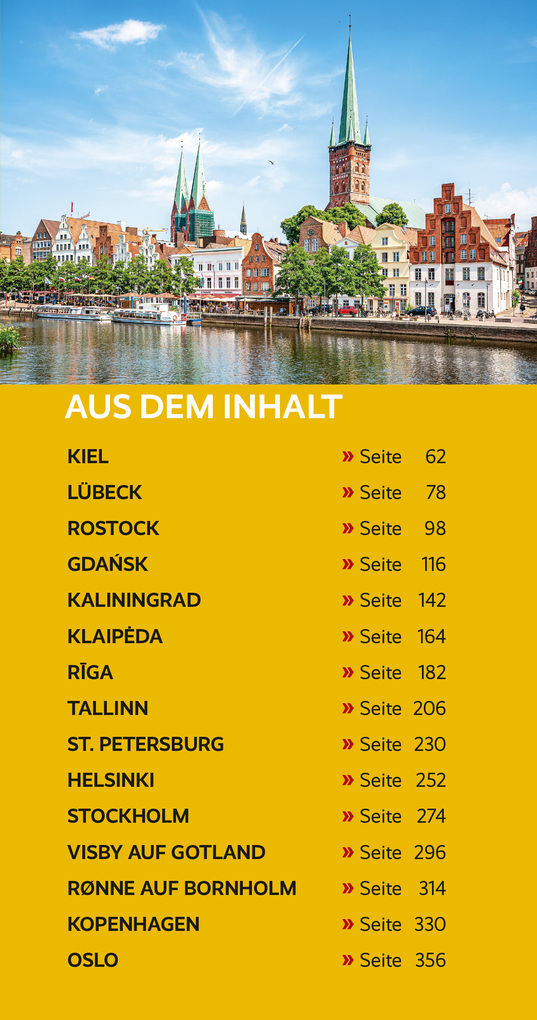 Weitere Ansicht: TRESCHER Reiseführer Ostseestädte | Hinnerk Dreppenstedt, Volker Hagemann, Rasso Knoller, André Micklitza, Christian Nowak