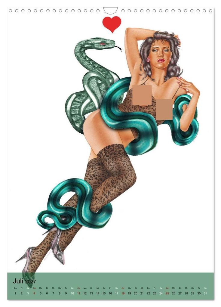 Weitere Ansicht: DELIKATESSEN - leckere Köstlichkeiten & kalorienarme Pin up Illustrationen, Zeichnungen, Grafiken und Malerei der Marke "Burlesque up your wall" von Sara Horwath (Wandkalender 2027 DIN A3 hoch), CALVENDO Monatskalender | Sara Horwath - Burlesque up your wall, Calvendo