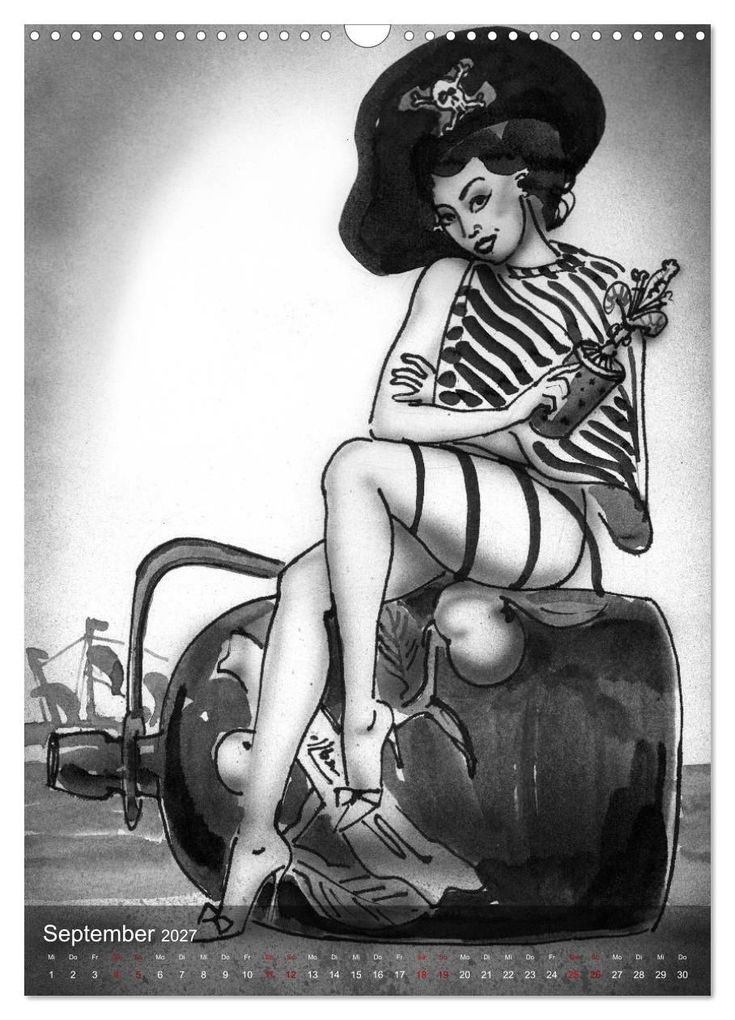 Weitere Ansicht: DELIKATESSEN - leckere Köstlichkeiten & kalorienarme Pin up Illustrationen, Zeichnungen, Grafiken und Malerei der Marke "Burlesque up your wall" von Sara Horwath (Wandkalender 2027 DIN A3 hoch), CALVENDO Monatskalender | Sara Horwath - Burlesque up your wall, Calvendo