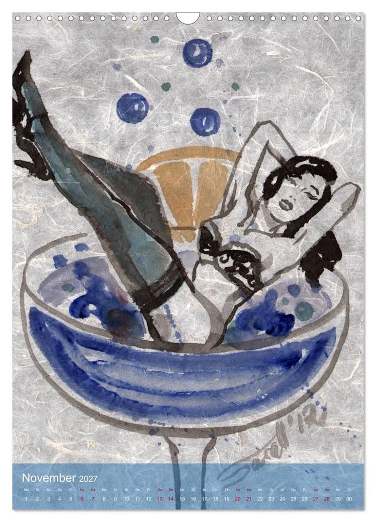 Weitere Ansicht: DELIKATESSEN - leckere Köstlichkeiten & kalorienarme Pin up Illustrationen, Zeichnungen, Grafiken und Malerei der Marke "Burlesque up your wall" von Sara Horwath (Wandkalender 2027 DIN A3 hoch), CALVENDO Monatskalender | Sara Horwath - Burlesque up your wall, Calvendo