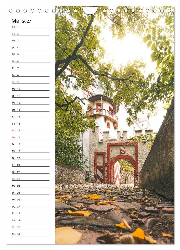 Weitere Ansicht: Sachsens Burgen und Schlösser - Beschreibbarer Kalender mit Ortsangaben (Wandkalender 2027 DIN A4 hoch), CALVENDO Monatskalender | Benjamin Bisanz, Calvendo