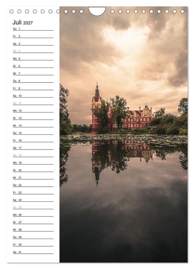 Weitere Ansicht: Sachsens Burgen und Schlösser - Beschreibbarer Kalender mit Ortsangaben (Wandkalender 2027 DIN A4 hoch), CALVENDO Monatskalender | Benjamin Bisanz, Calvendo