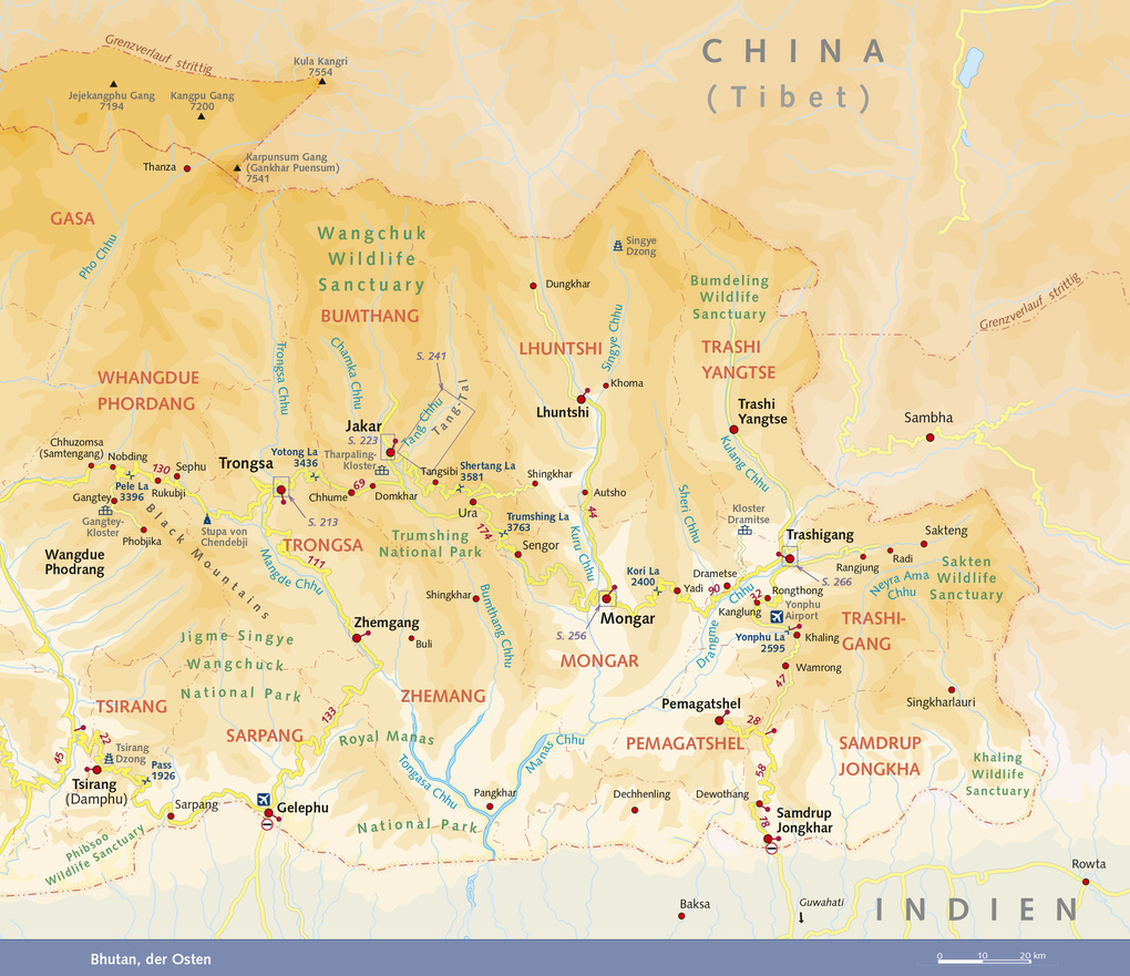 Weitere Ansicht: TRESCHER Reiseführer Bhutan | Andreas von Heßberg