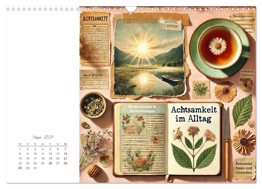 Weitere Ansicht: Soulful Days - Dein Selfcare-Kalender (Wandkalender 2027 DIN A3 quer), CALVENDO Monatskalender | Fred Schimak, Calvendo