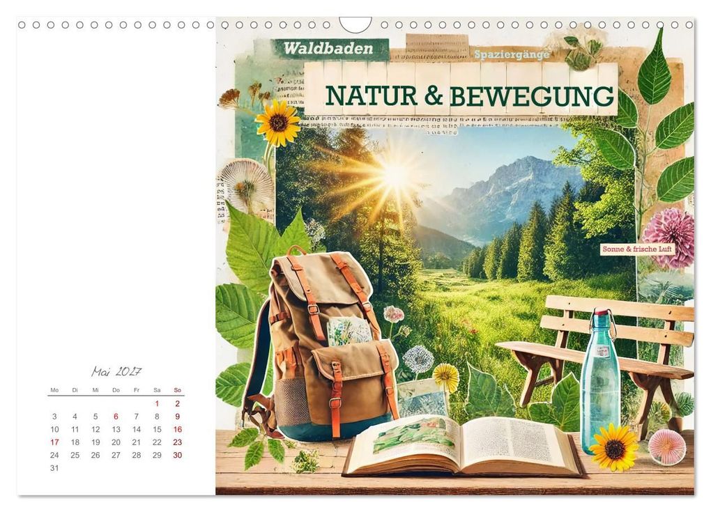 Weitere Ansicht: Soulful Days - Dein Selfcare-Kalender (Wandkalender 2027 DIN A3 quer), CALVENDO Monatskalender | Fred Schimak, Calvendo